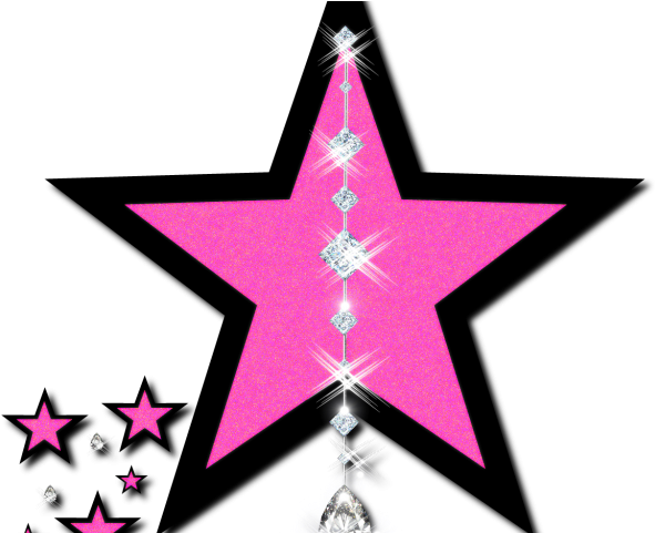Falling Stars Clipart Twinkle Star - Star Gif Png (640x480), Png Download