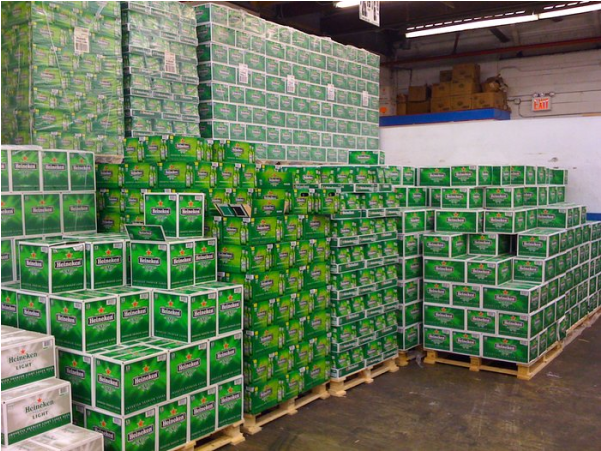 Dutch Heineken Beer - Heineken Beer Pallet (600x600), Png Download
