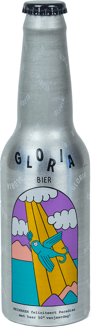 Paradiso Gloria - Glass Bottle (295x1050), Png Download