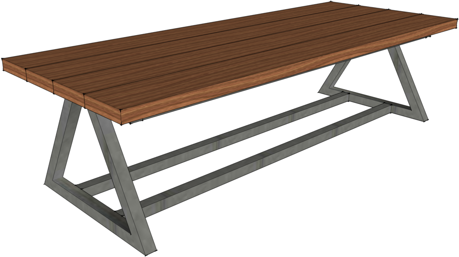 Walnut Coffee Table Base - Coffee Table (1000x1000), Png Download