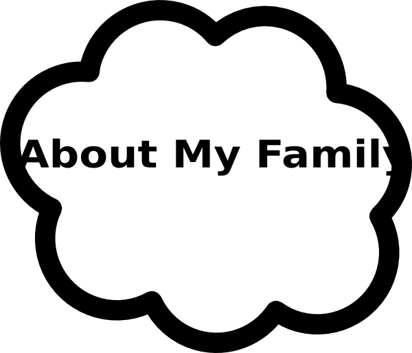 About Me Cloud Clip Art - Cloud Clip Art (600x514), Png Download