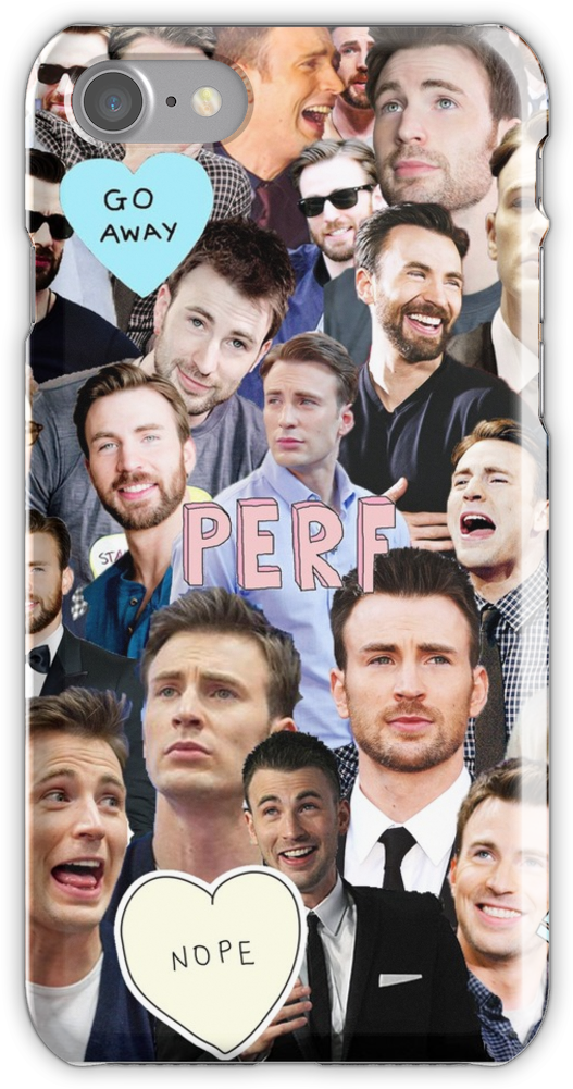 Chris Evans Collage Iphone 7 Snap Case - Chris Evans Collage (750x1000), Png Download