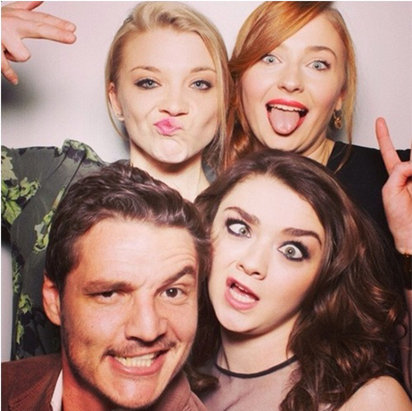 Introducing Your Two New Favorite Game Of Thrones Characters - Maisie Williams Natalie Dormer (690x460), Png Download