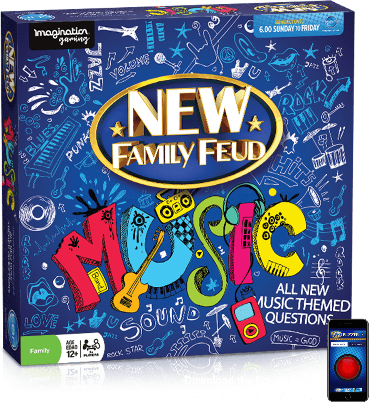 Ima01177 - Family Feud Music Board Game (1320x1436), Png Download