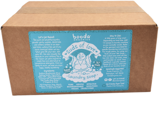Suds Of Love ❤ Laundry Soap - Box (555x555), Png Download