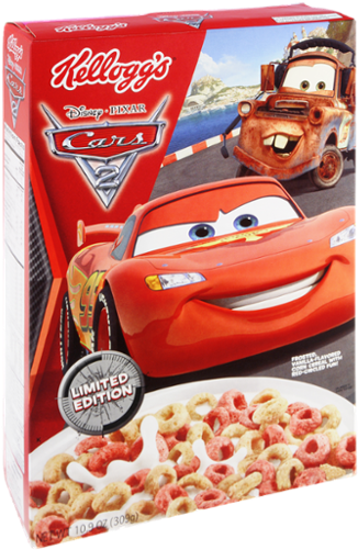 Kellogg's Disney Pixar Cars 2 Cereal - Kellogg's And Disney Pixar Cars 2 Cereal (600x600), Png Download