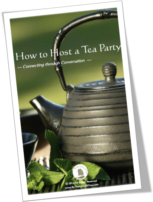 How To Host A Tea Party Book - Green Tea (527x719), Png Download