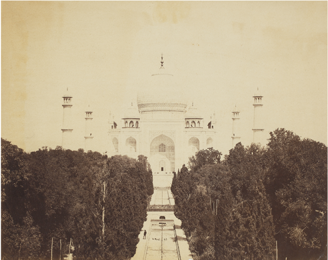 The Taj Mahal, Agra By V Pont, 1870s - Triumphal Arch (1024x520), Png Download