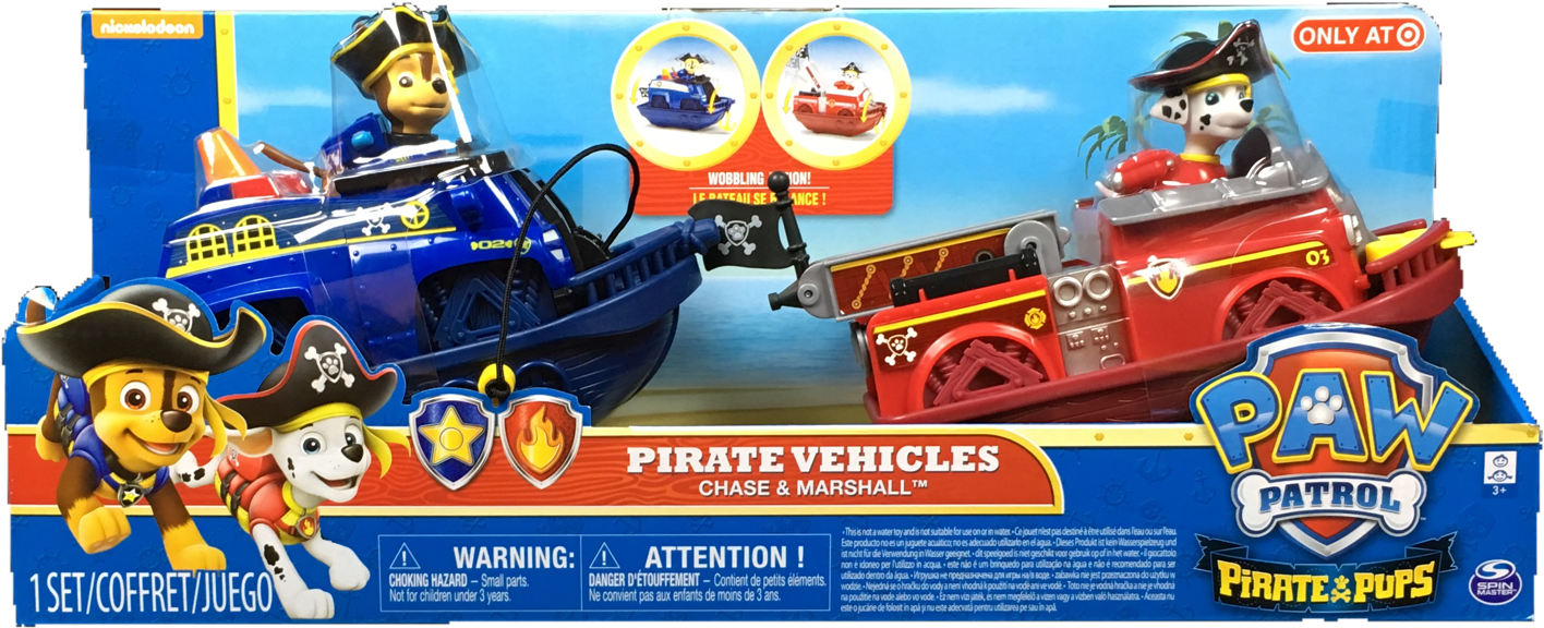 Stock Photo - Paw Patrol Toys Pirate (1600x1165), Png Download