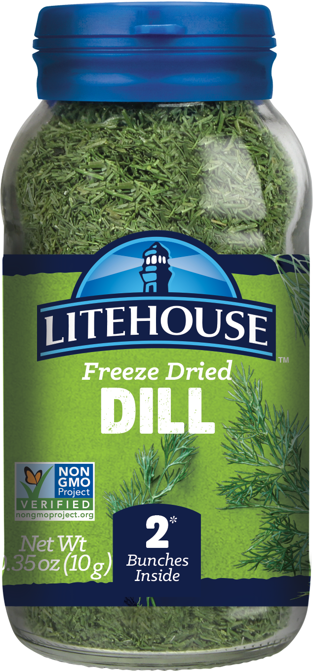 Instantly Fresh Basil - Non-gmo Project (697x1441), Png Download