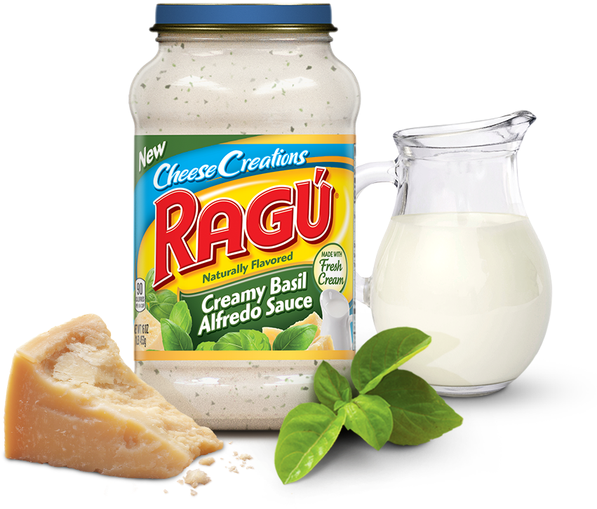 Creamy Basil Alfredo Sauce - Basil Alfredo Sauce (1000x800), Png Download