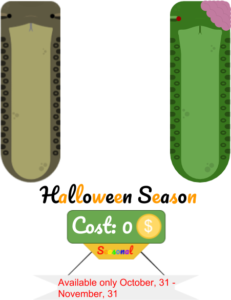Seasonal[anaconda] Zombconda - Graphic Design (960x720), Png Download