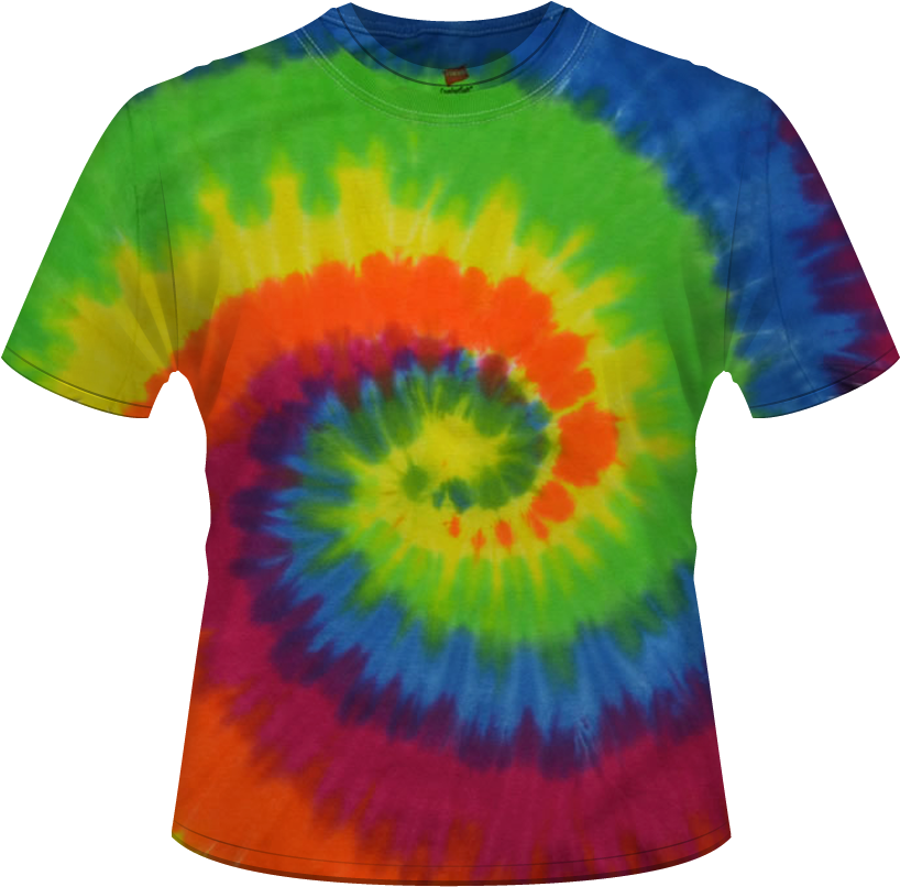 Teen Summer Reading - Tie Dye Shirt Png (873x843), Png Download