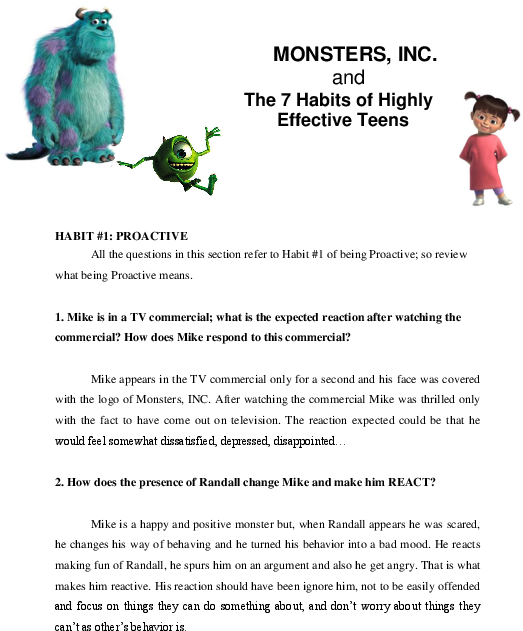 Pdf - Boo From Monsters Inc (595x842), Png Download