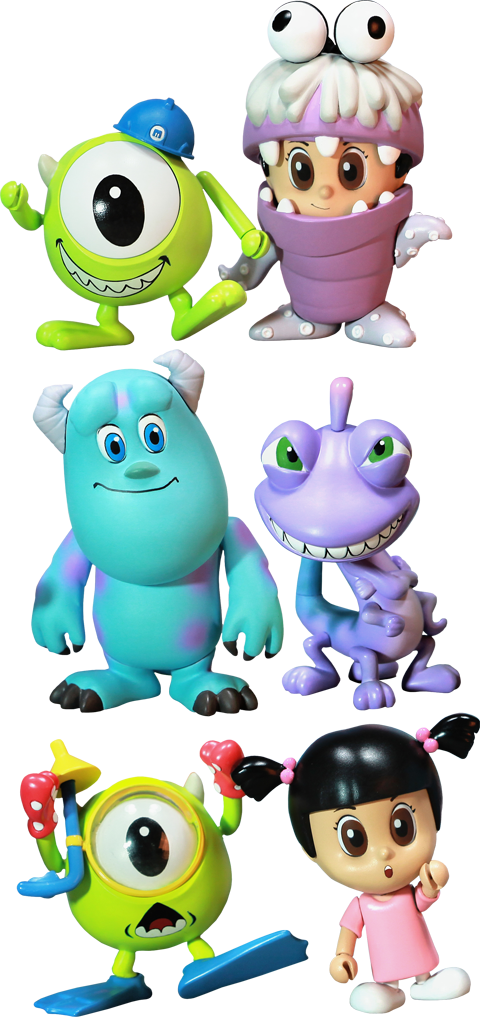 Hot Toys Monsters, Inc - Anime De Monster Inc (480x1017), Png Download