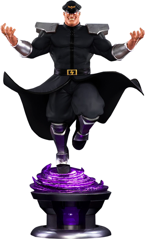 Pop Culture Shock M Bison Player 2 Statue - Bison Street Fighter Figure (480x775), Png Download