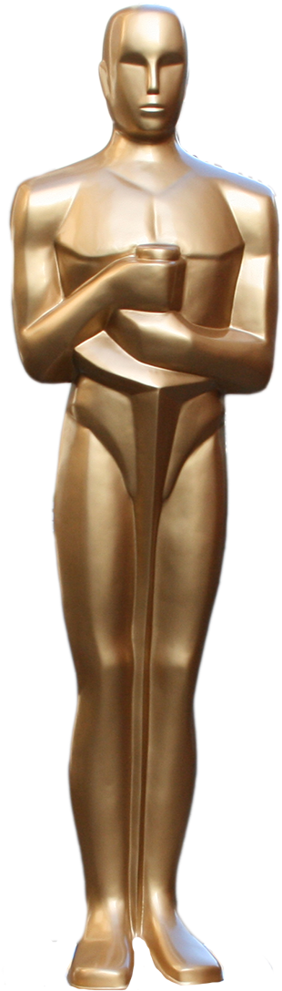 Oscar - Statue (400x1231), Png Download