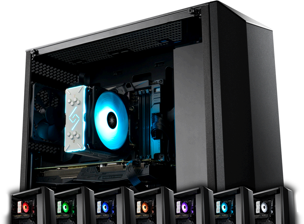 Provided With Highly Durable And Enhanced Backplate - Deepcool Gammaxx Gt Rgb Led Fan 12cm Universal Socket (1920x787), Png Download