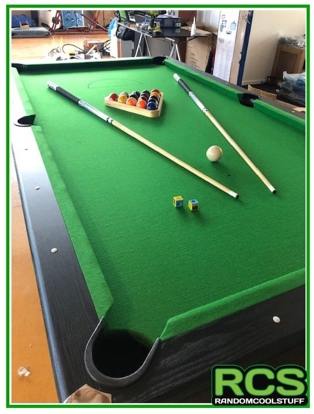 8 Foot Pool Table - Snooker (600x600), Png Download