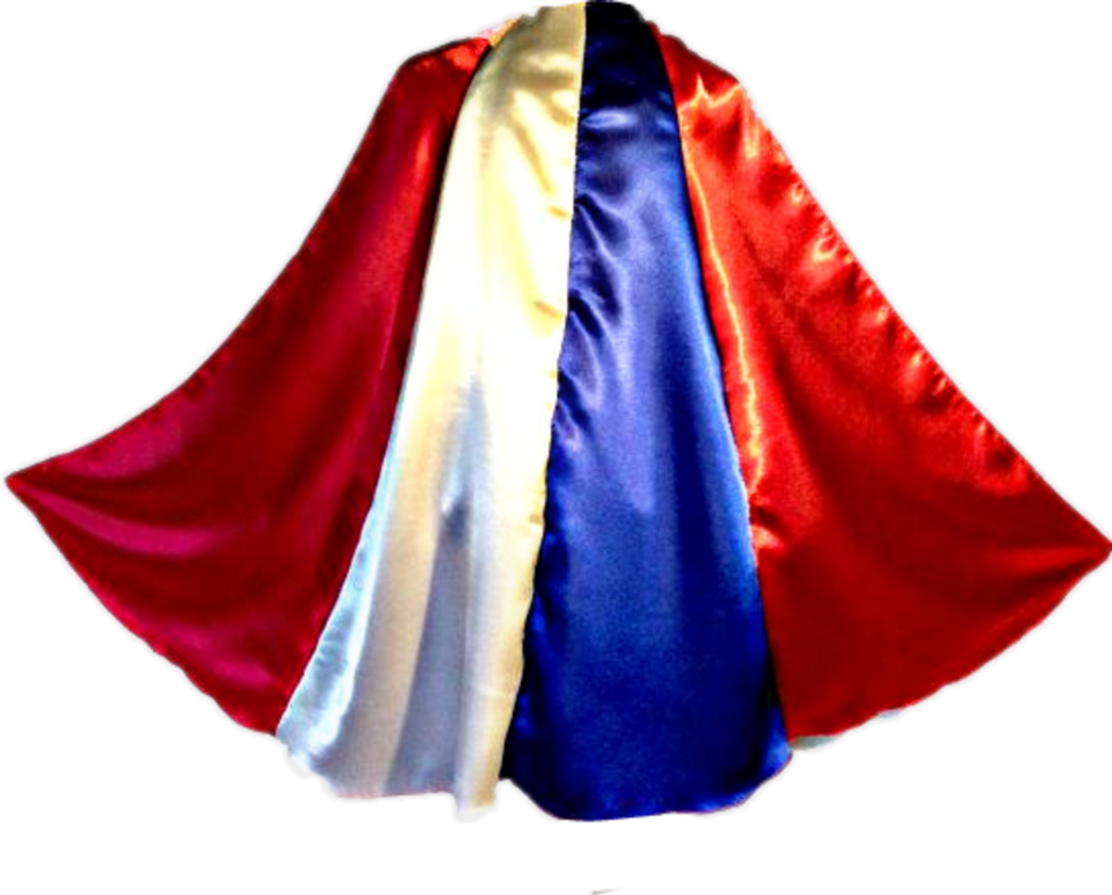 Cape Wonderwoman Merica Superhero Redwhiteandblue - Silk (1024x825), Png Download