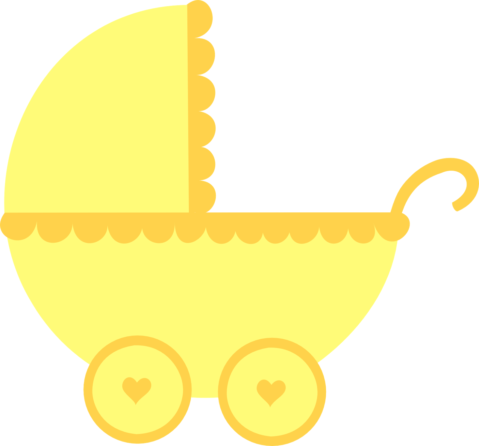 Montando A Minha Festa Imagens Beb Clip - Carrinho De Bebe Desenho (1600x1489), Png Download