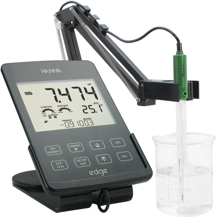 Ph Meter Png Transparent Image - Mesure De Conductivité De L Eau (785x821), Png Download