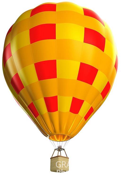 Hot Air Balloon Cutout (557x750), Png Download