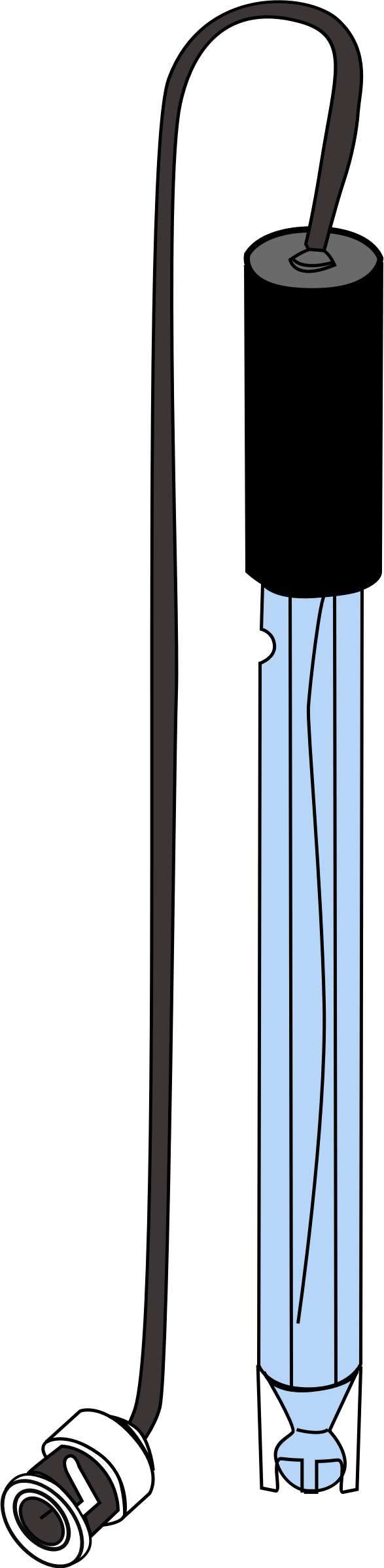 Ph Meter Download Png Image - Ph Meter Clipart (587x2393), Png Download