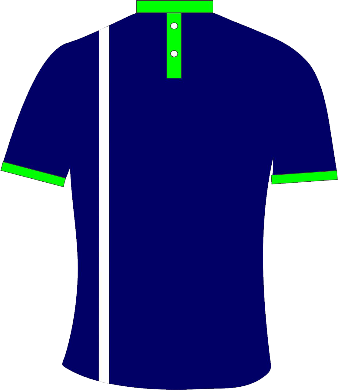 Strip Polo - Polo Shirt (1149x1338), Png Download