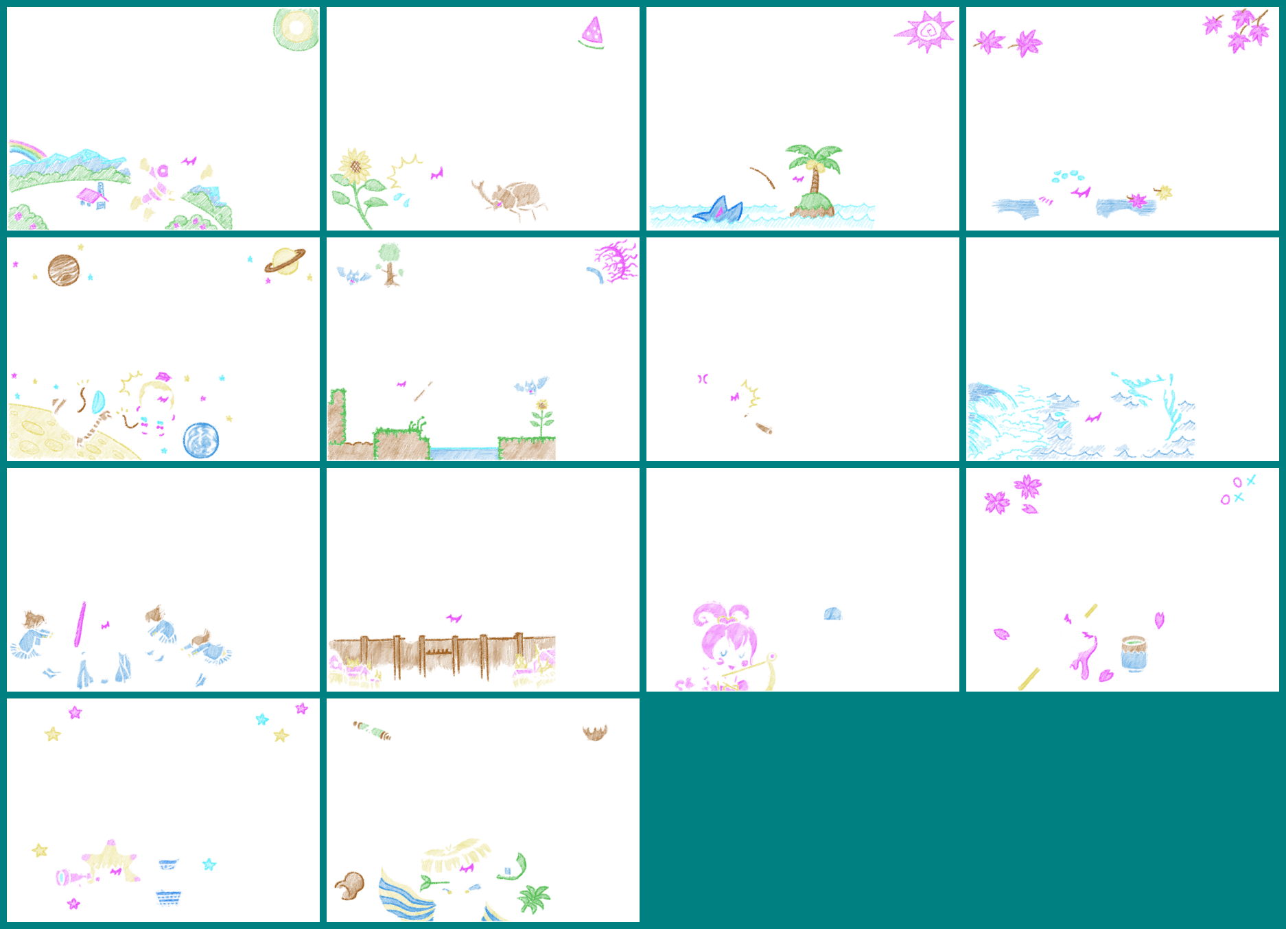 Click For Full Sized Image Scribbles (1874x1354), Png Download