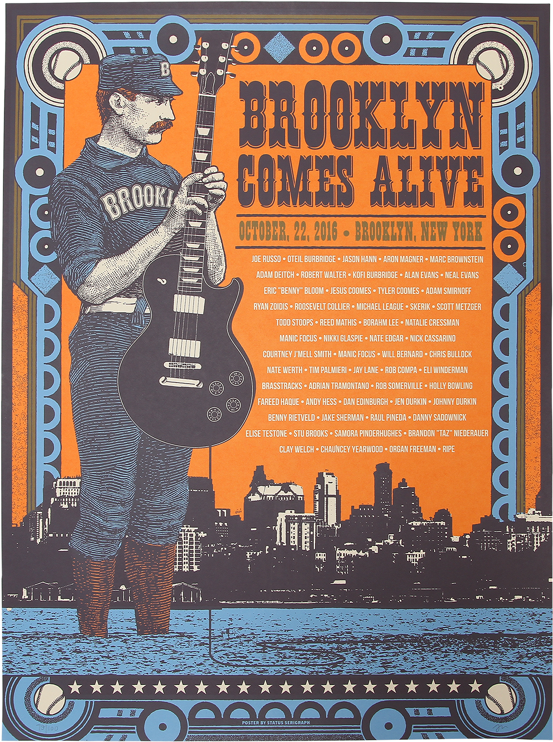 Brooklyn Comes Alive Poster $20 - Poster (1600x1600), Png Download