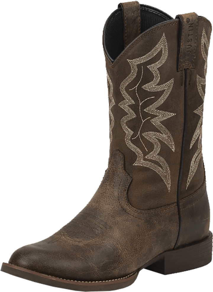 Justin Men's - Justin Men's Buster Distressed Western Boots (747x1000), Png Download