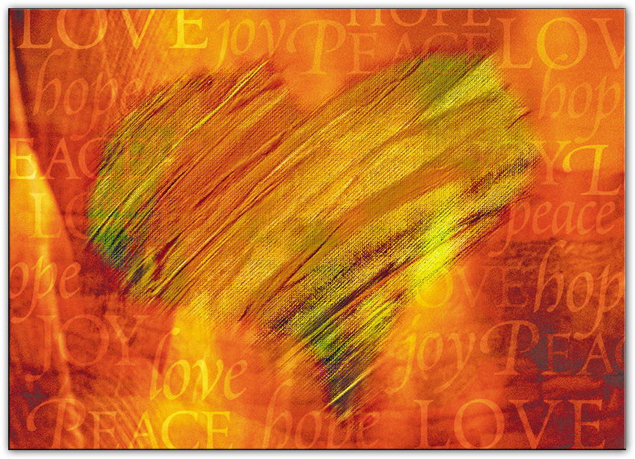 Impressionist Heart - Painting (1008x720), Png Download