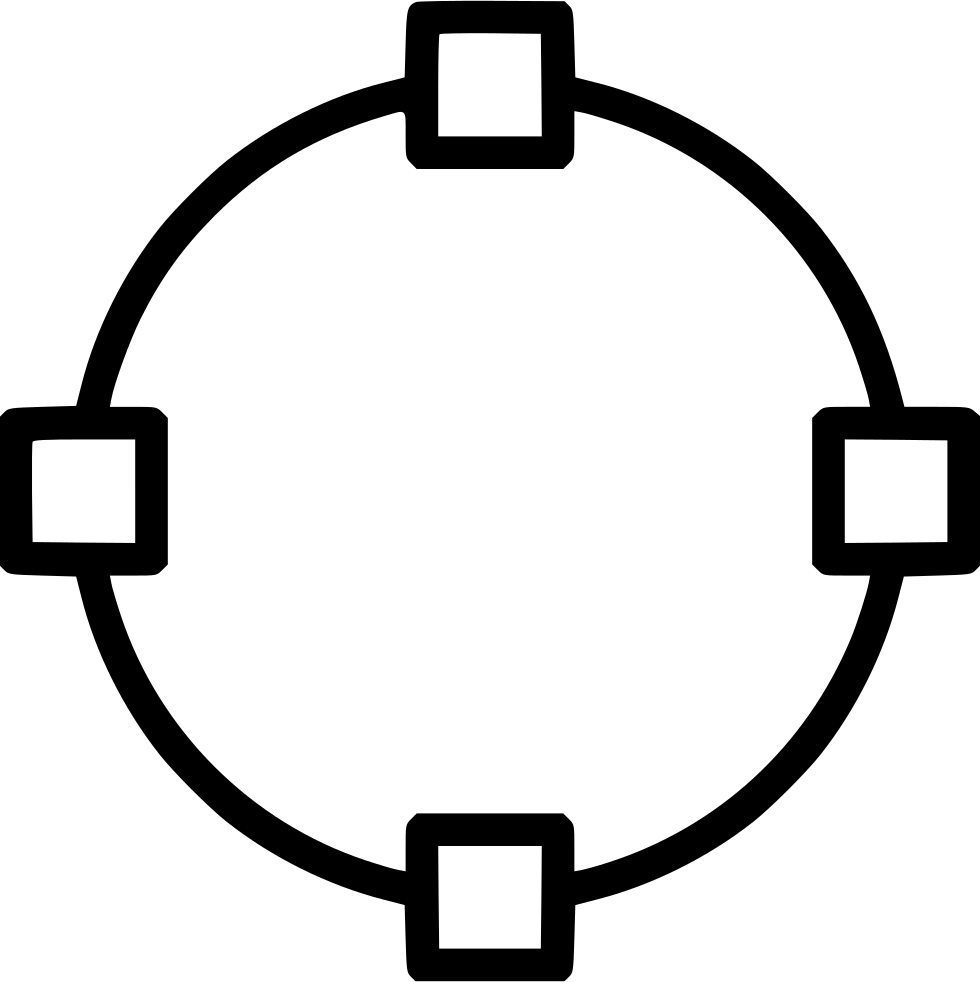 Path Shape Points Anchor Transform Free Tool Object - Points Icon (980x982), Png Download