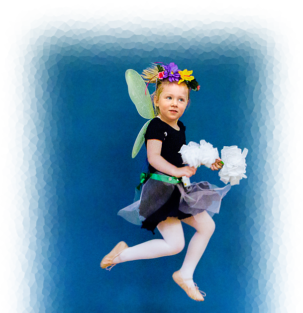 Fairy-jump - Bouquet (609x629), Png Download