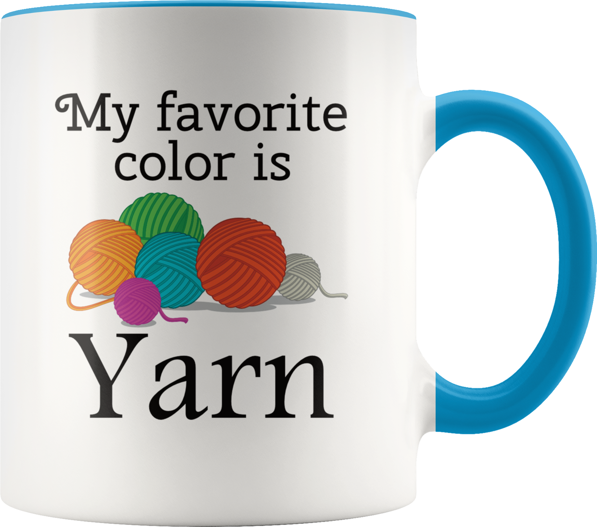 Hilo Favorite Color Es Divertido My Taza De - Mug (2000x2000), Png Download