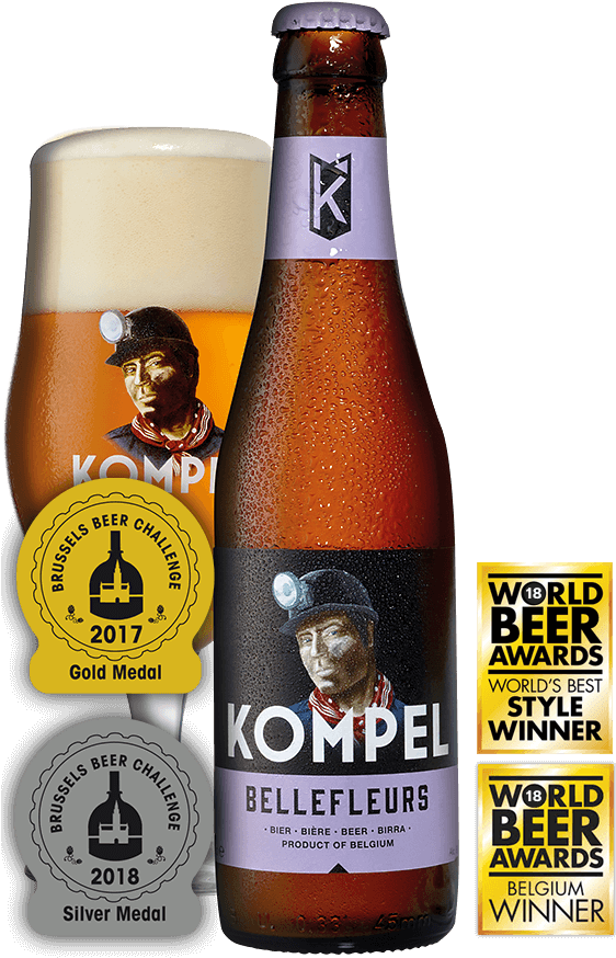 Kompel Bellefleurs - Wheat Beer (577x900), Png Download