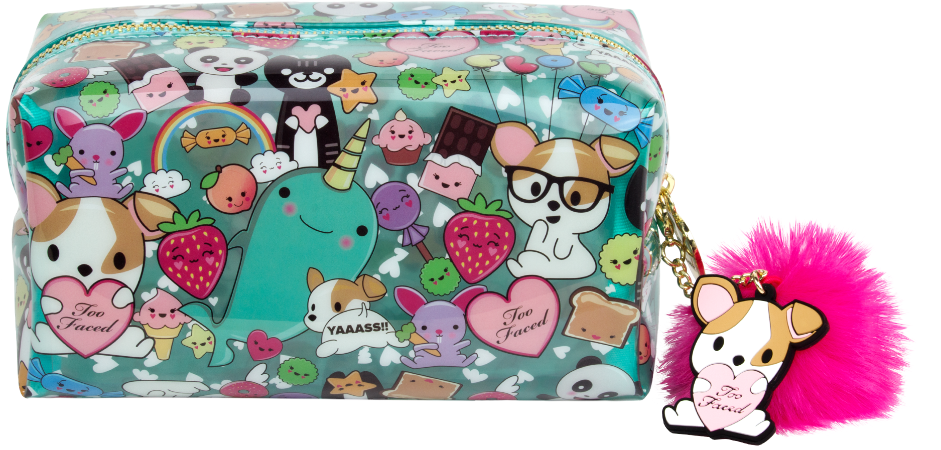 Clover Makeup Bag - Too Faced Clover Makeup Bag (2000x896), Png Download