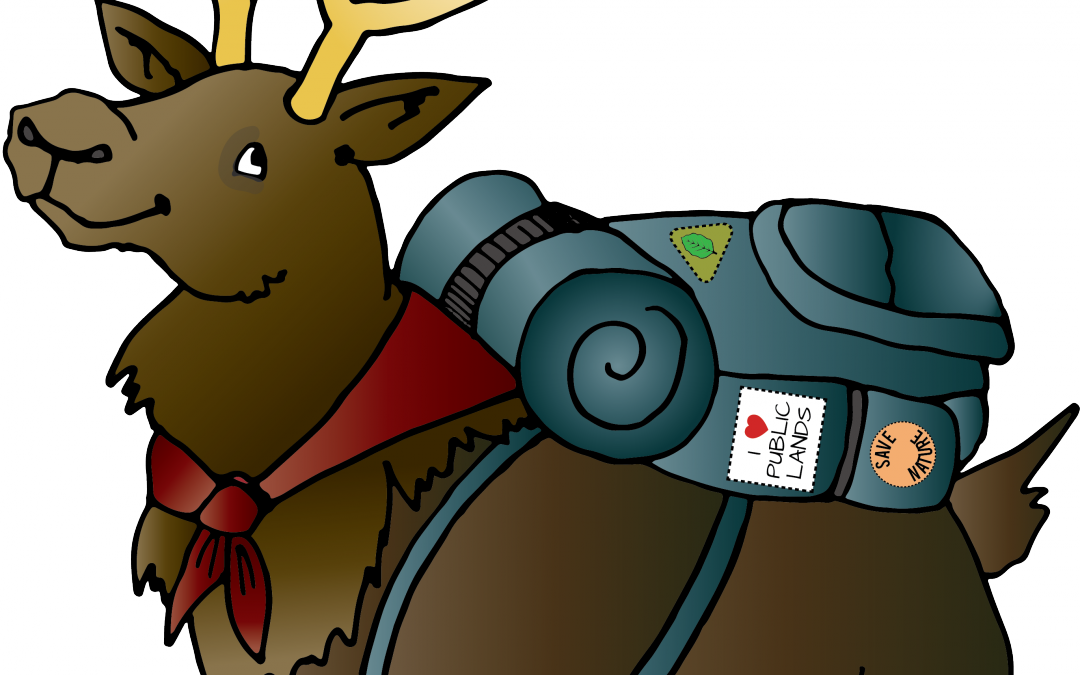 New Character, “eli The Elk,” Traveling Nationwide - Cartoon (1080x675), Png Download