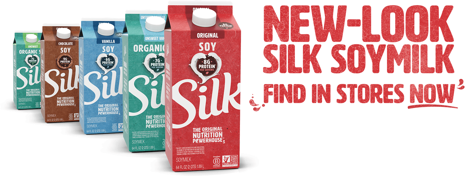 Silk Png - New Silk Milk Look (1600x604), Png Download