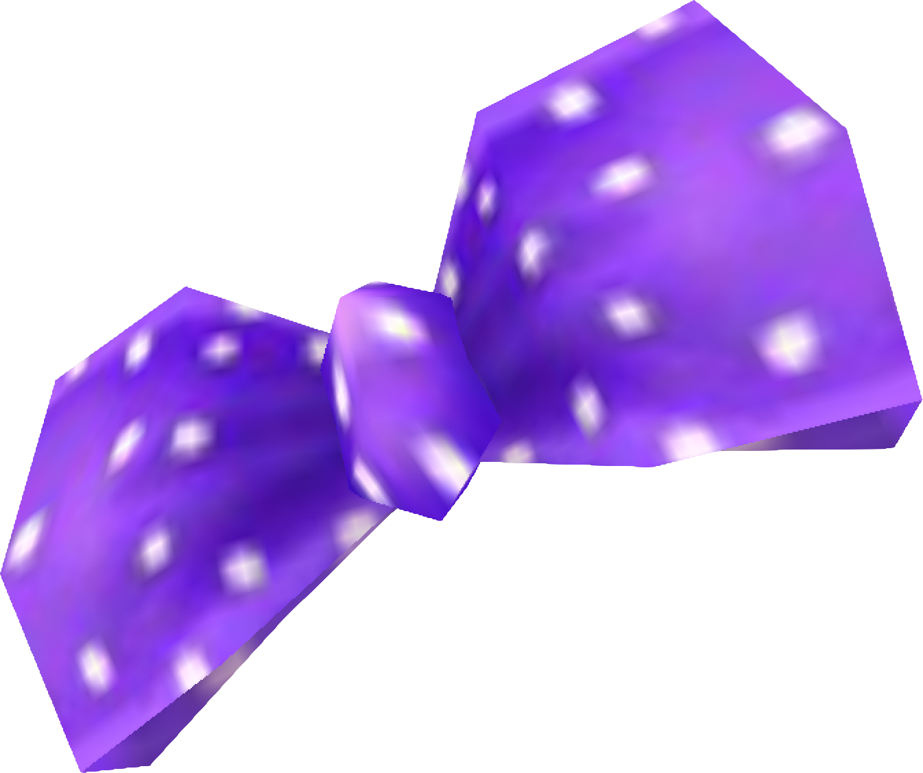 Purple Bow - Satin (1346x1128), Png Download