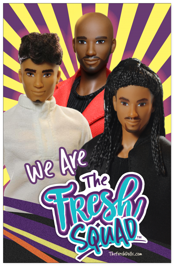 The Fresh Squad Poster - Male Fresh Dolls (1024x1024), Png Download
