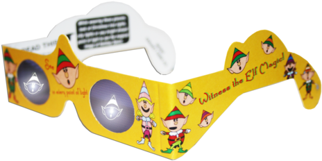 Elf Holiday Specs 3d Glasses See Elf Holograms At Every - Holiday Specs Glasses Elf (480x243), Png Download