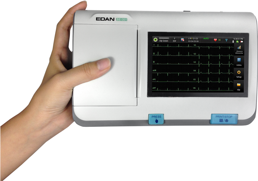 Se-301 With Hand - Edan 301 (1000x750), Png Download