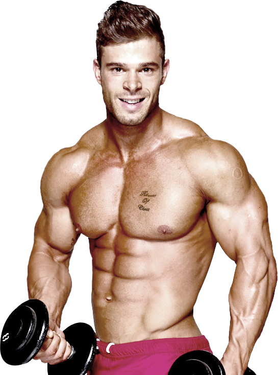 Bodybuilding Png - Barechested (545x734), Png Download