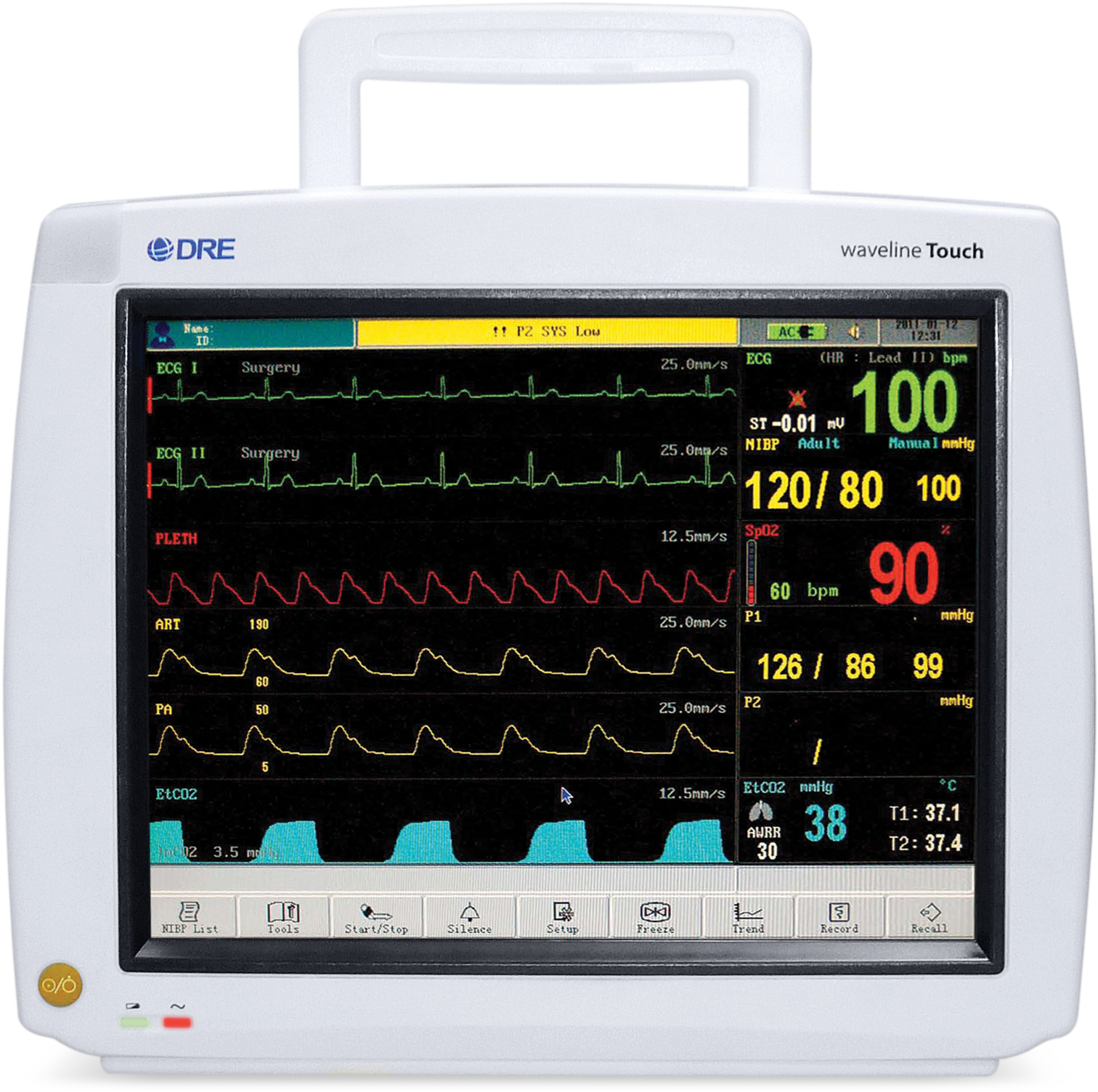 Dre Waveline Touch Patient - Machines At The Hospital (2100x1800), Png Download