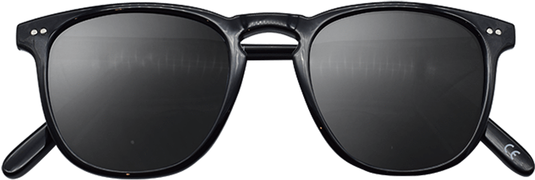 Cheap Sunglasses Basel Black Beausoleil - Reflection (1200x600), Png Download