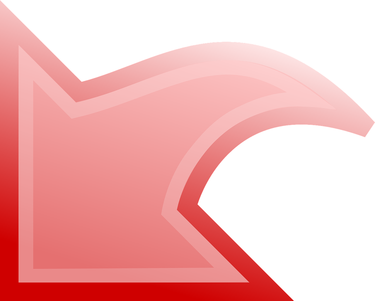 Undo Arrow (1280x1025), Png Download
