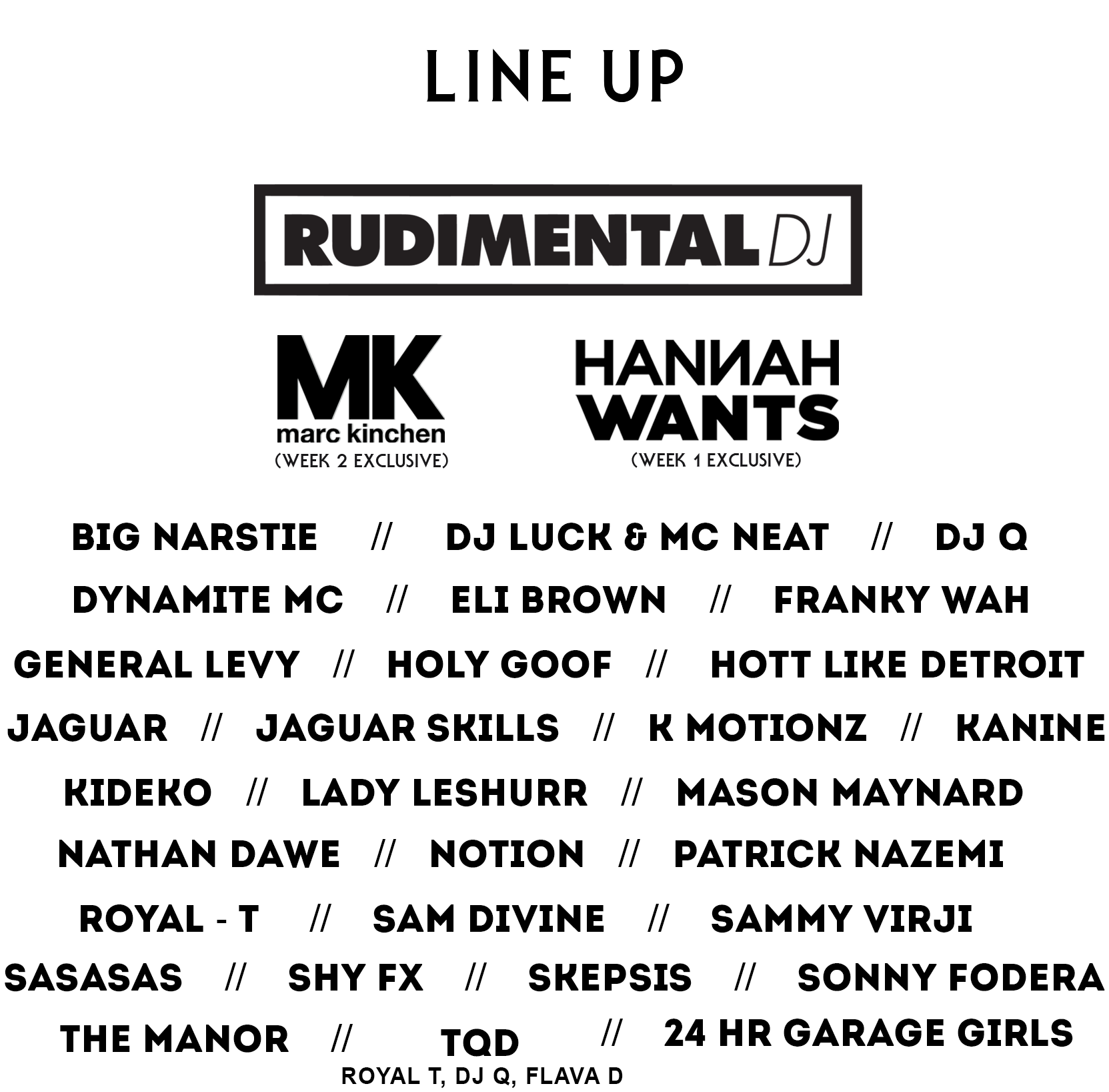 First Wave Line Up - Bass Music (1920x1717), Png Download