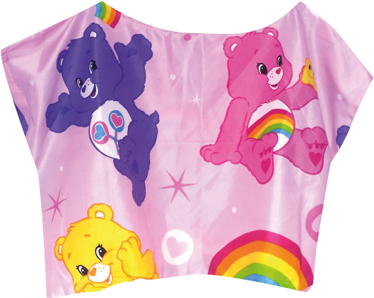 Pretty Disturbia Handmade Care Bears - Cartoon (595x539), Png Download